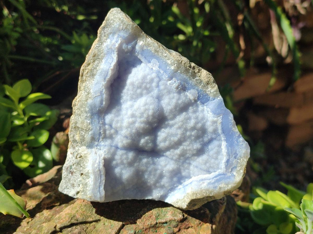 Natural Large Blue Lace Agate Specimens x 6 From Nsanje, Malawi