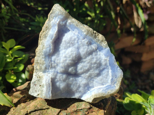 Natural Large Blue Lace Agate Specimens x 6 From Nsanje, Malawi