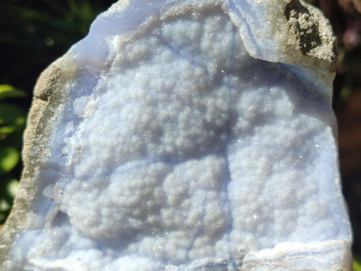 Natural Large Blue Lace Agate Specimens x 6 From Nsanje, Malawi