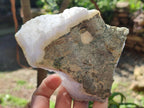 Natural Large Blue Lace Agate Specimens x 6 From Nsanje, Malawi