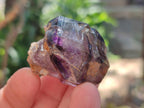 Natural Smokey Amethyst Window Crystals x 15 From Chiredzi, Zimbabwe