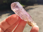 Natural Smokey Amethyst Window Crystals x 15 From Chiredzi, Zimbabwe