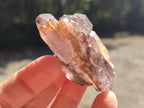 Natural Smokey Amethyst Window Crystals x 15 From Chiredzi, Zimbabwe