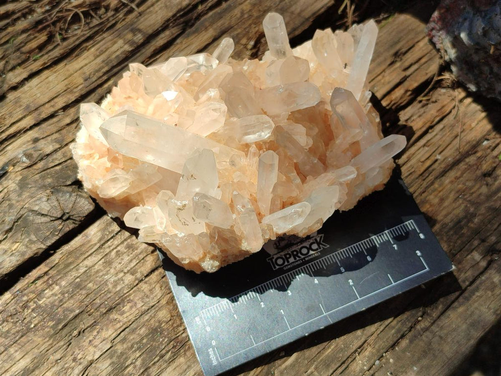 Natural Malagasy Quartz Crystal Clusters x 6 From Madagascar