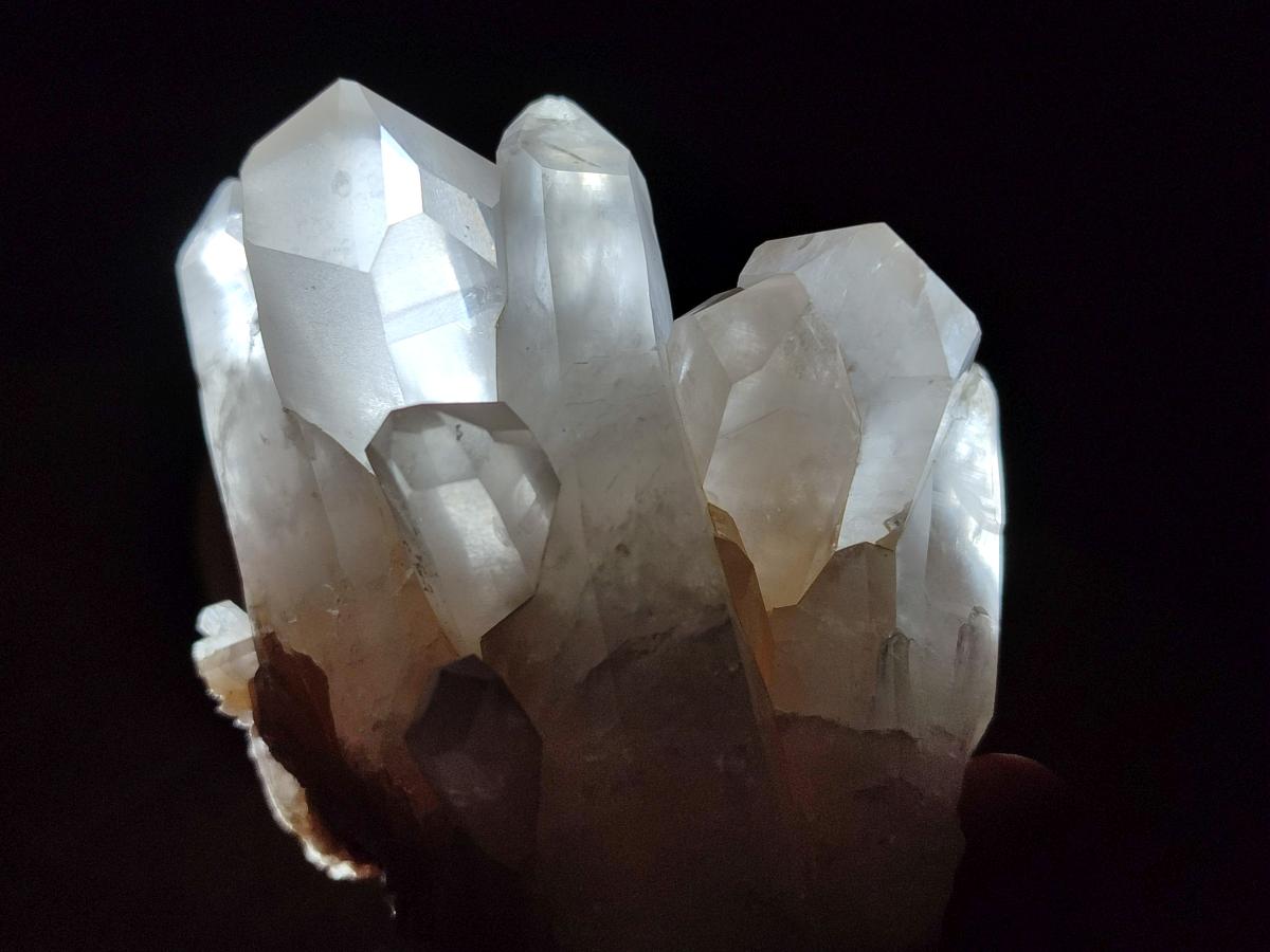 Natural Malagasy Quartz Crystal Clusters x 6 From Madagascar
