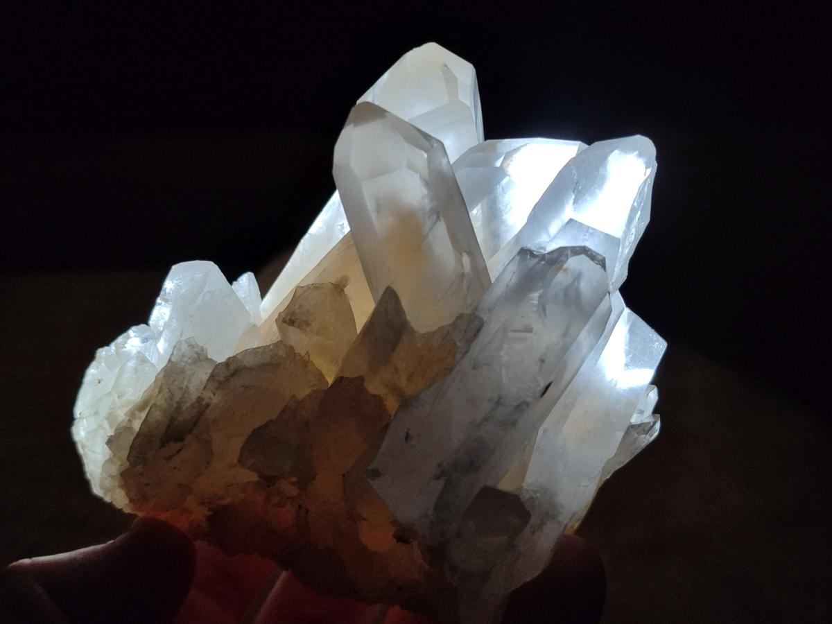 Natural Malagasy Quartz Crystal Clusters x 6 From Madagascar