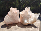 Natural Malagasy Quartz Crystal Clusters x 6 From Madagascar