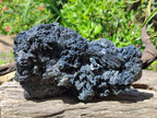 Natural XL Schorl Black Tourmaline Striated Crystalline Floater Specimen x 1 From Erongo, Namibia