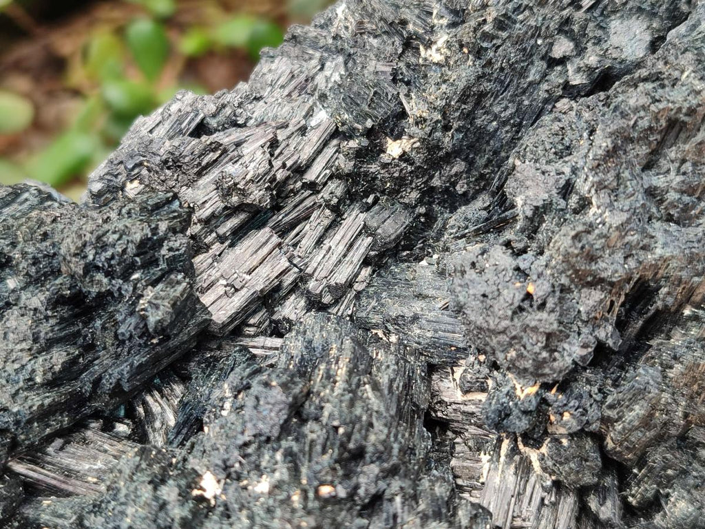 Natural XL Schorl Black Tourmaline Striated Crystalline Floater Specimen x 1 From Erongo, Namibia