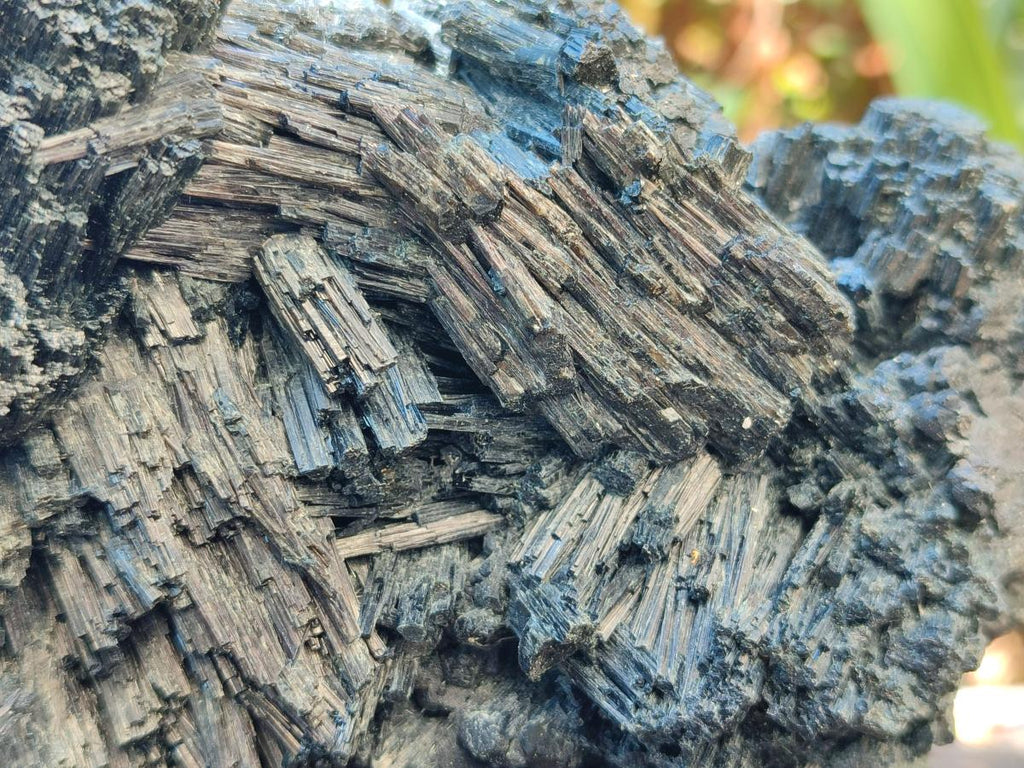 Natural XL Schorl Black Tourmaline Striated Crystalline Floater Specimen x 1 From Erongo, Namibia