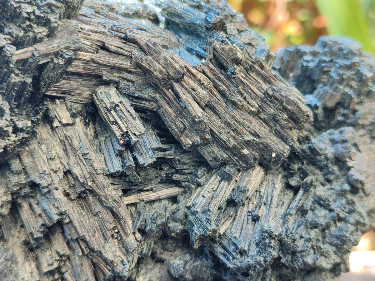 Natural XL Schorl Black Tourmaline Striated Crystalline Floater Specimen x 1 From Erongo, Namibia