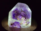Polished Dark Purple Skeletal Window Amethyst Crystals x 12 From Akansobe, Madagascar