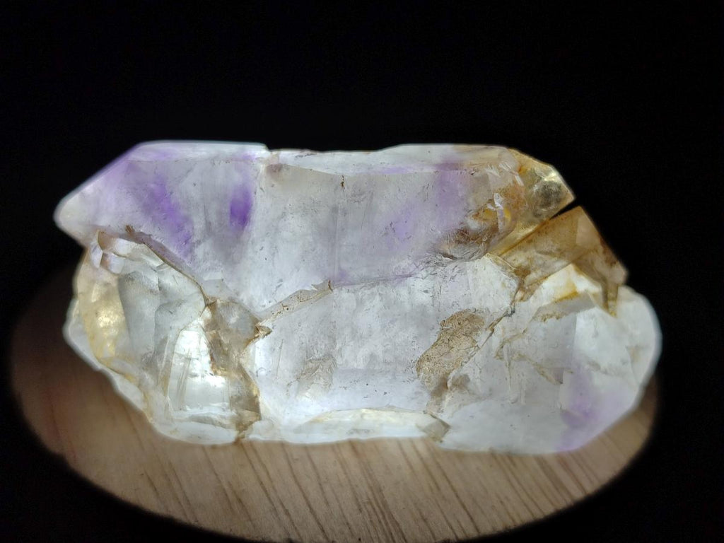 Polished Dark Purple Skeletal Window Amethyst Crystals x 12 From Akansobe, Madagascar