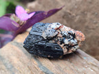 Natural Rough Black Tourmaline Semi Crystals x 36 From Zambia