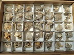 Natural Stacked Rhombohedral Calcite Specimens with Spearhead Stems x 35 From Albert's Mountain, Lesotho