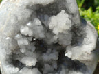 Polished and Natural Blue Celestite Hearts x 3 From Sakoany, Madagascar - Toprock Gemstones and Minerals 
