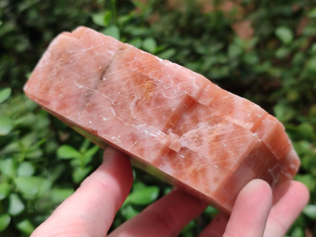 Natural Rhombohedral Sunset Orange Calcite Specimens x 4 From Spitzkop, Namibia