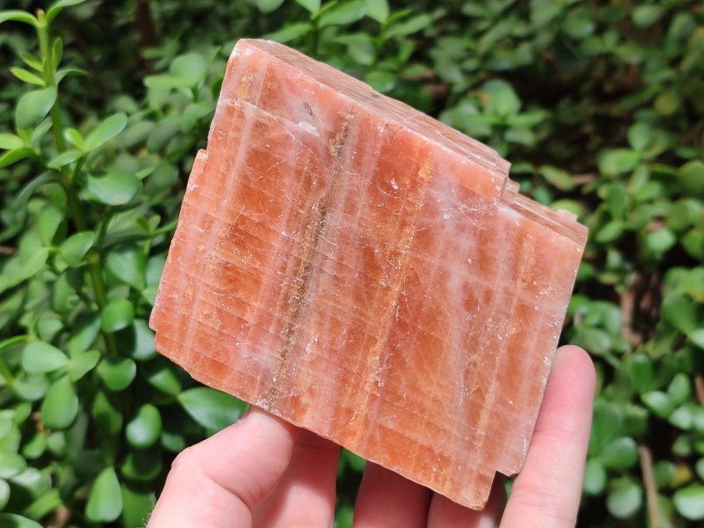 Natural Rhombohedral Sunset Orange Calcite Specimens x 4 From Spitzkop, Namibia