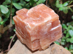Natural Rhombohedral Sunset Orange Calcite Specimens x 4 From Spitzkop, Namibia