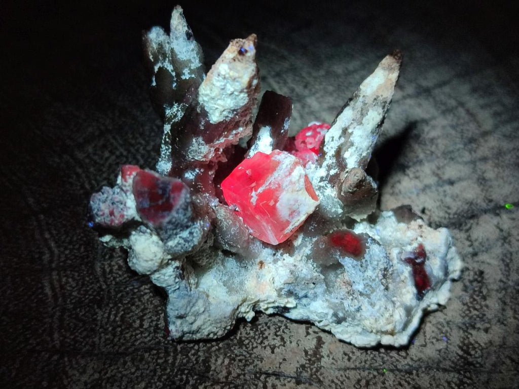 Natural Spearhead Calcite Cluster Specimens x 12 From Albert's Mountain, Lesotho