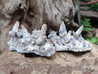 Natural Spearhead Calcite Cluster Specimens x 12 From Albert's Mountain, Lesotho