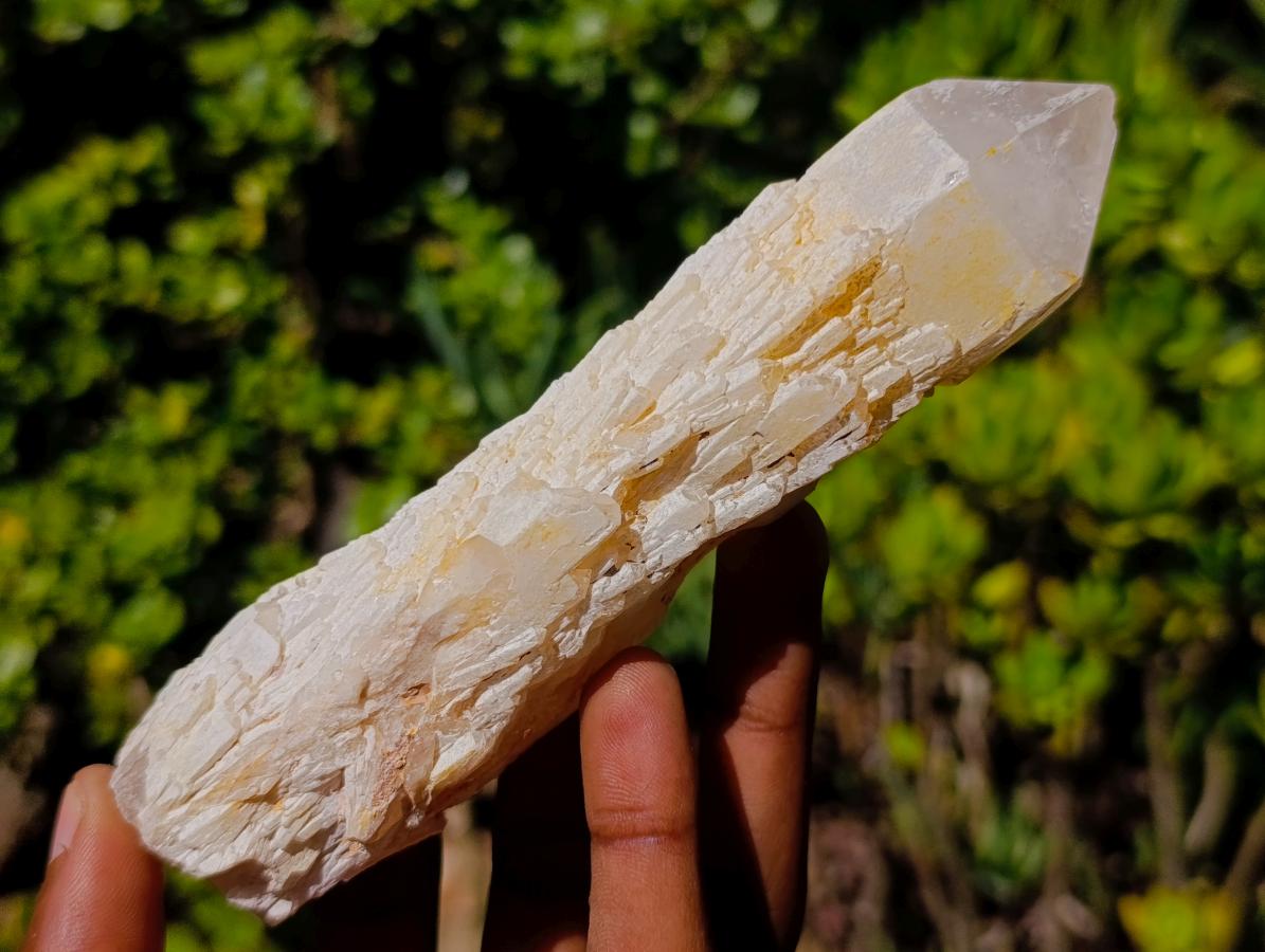 Natural Cascading "Anananas" Candle Quartz Crystals x 12 From Antsirabe, Madagascar