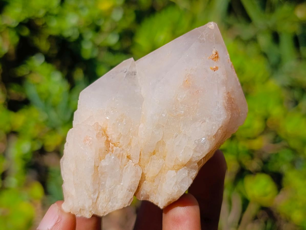 Natural Cascading "Anananas" Candle Quartz Crystals x 12 From Antsirabe, Madagascar