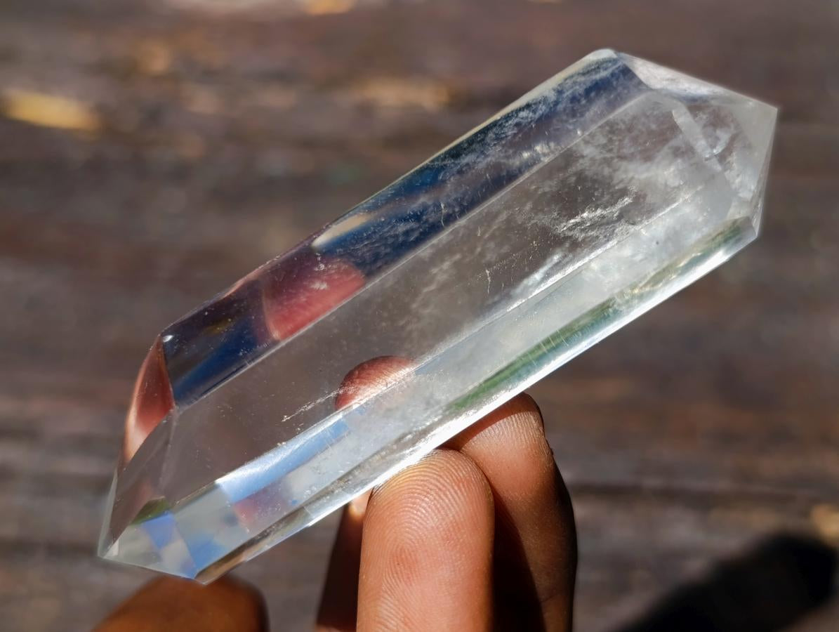 Polished Double Terminated Clear Quartz Crystals x 24 From Madagascar - Toprock Gemstones and Minerals 