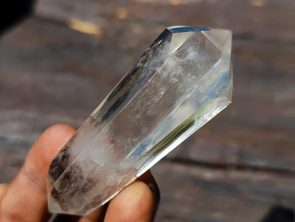 Polished Double Terminated Clear Quartz Crystals x 24 From Madagascar - Toprock Gemstones and Minerals 