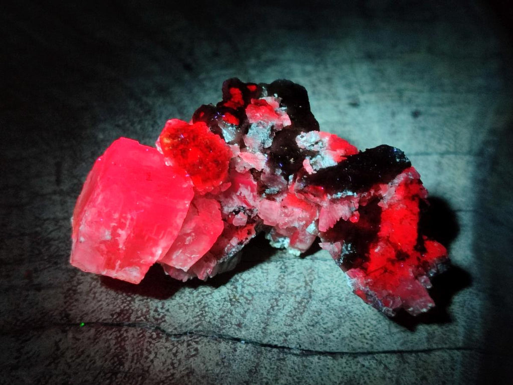 Natural Stacked Rhombohedral Calcite Specimens with Spearhead Crystals x 12 From Albert's Mountain, Lesotho