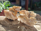 Natural Stacked Rhombohedral Calcite Specimens with Spearhead Crystals x 12 From Albert's Mountain, Lesotho