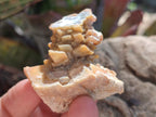 Natural Stacked Rhombohedral Calcite Specimens with Spearhead Crystals x 12 From Albert's Mountain, Lesotho
