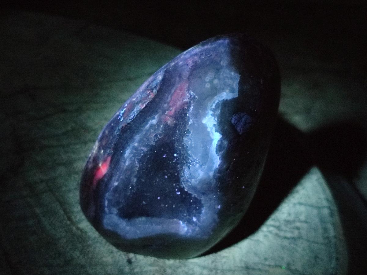 Polished and Natural Blue Lace Agate Standing Display Pieces and Free Form x 3 From Nsanje, Malawi