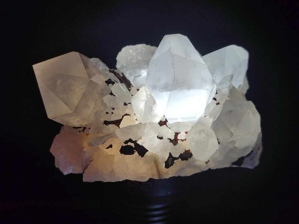 Natural Cascading Candle Quartz Crystals and Clusters x 12 From Antsirabe, Madagascar