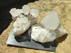 Natural Cascading Candle Quartz Crystals and Clusters x 12 From Antsirabe, Madagascar