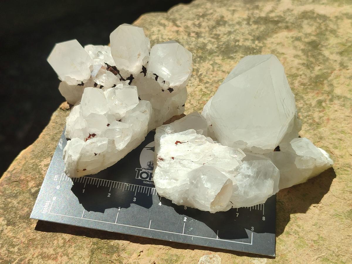 Natural Cascading Candle Quartz Crystals and Clusters x 12 From Antsirabe, Madagascar