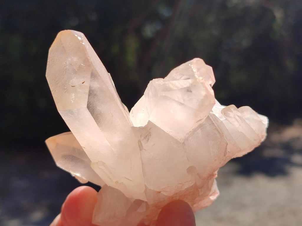 Natural Cascading Candle Quartz Crystals and Clusters x 12 From Antsirabe, Madagascar
