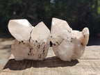 Natural Cascading Candle Quartz Crystals and Clusters x 12 From Antsirabe, Madagascar