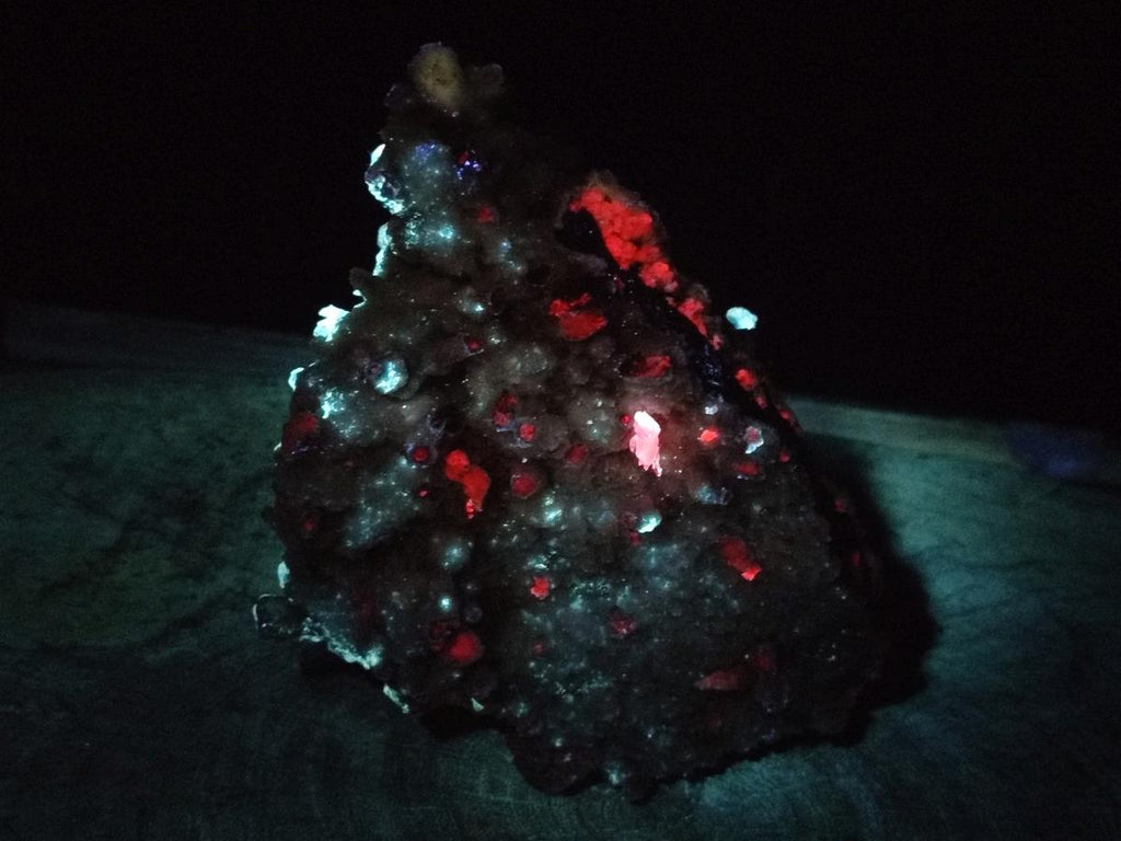 Natural Sceptre Calcite Clusters with Phosphorus Aragonite Coating x 2 From Albert's Mountain, Lesotho