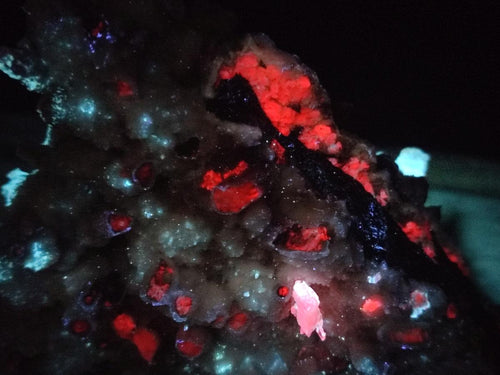Natural Sceptre Calcite Clusters with Phosphorus Aragonite Coating x 2 From Albert's Mountain, Lesotho