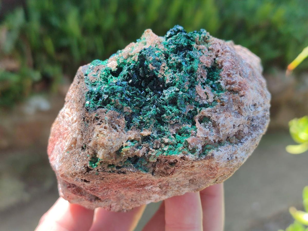 Natural Crystalline Malachite Specimens x 2 From Tenke Fungurume, Congo