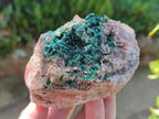 Natural Crystalline Malachite Specimens x 2 From Tenke Fungurume, Congo