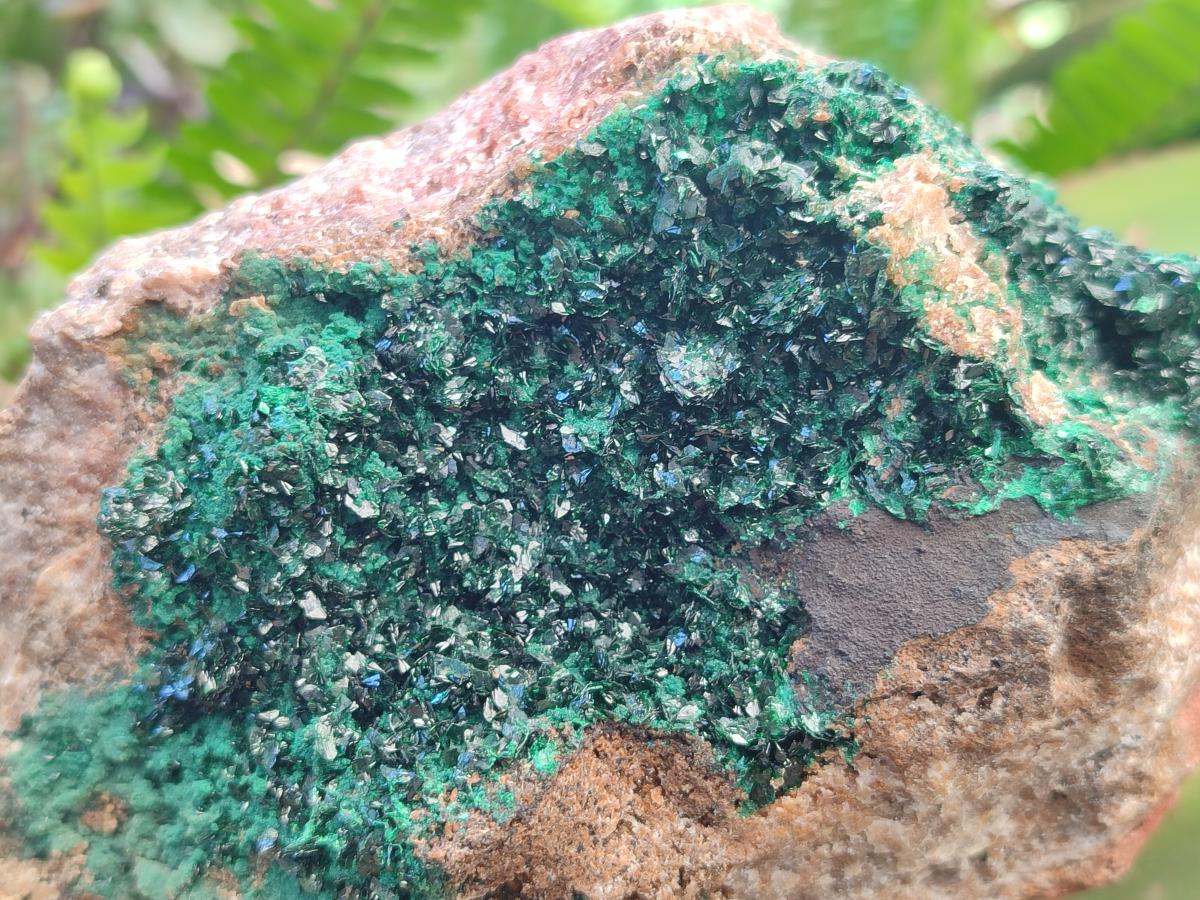 Natural Crystalline Malachite Specimens x 2 From Tenke Fungurume, Congo