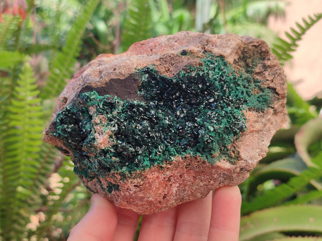 Natural Crystalline Malachite Specimens x 2 From Tenke Fungurume, Congo