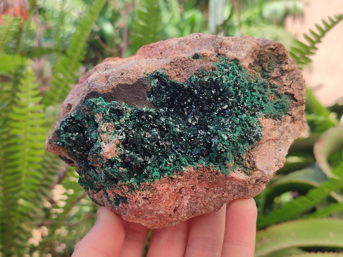 Natural Crystalline Malachite Specimens x 2 From Tenke Fungurume, Congo