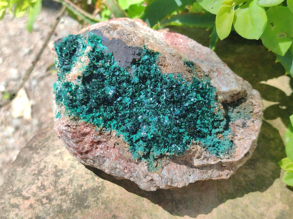 Natural Crystalline Malachite Specimens x 2 From Tenke Fungurume, Congo