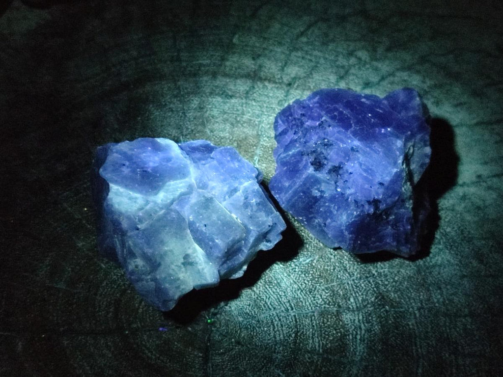 Natural Sky Blue Calcite Specimens with Metallic Titanium and Hematite x 24 From Spitzkop, Namibia - Toprock Gemstones and Minerals 