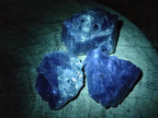 Natural Sky Blue Calcite Specimens with Metallic Titanium and Hematite x 24 From Spitzkop, Namibia - Toprock Gemstones and Minerals 