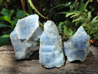 Natural Sky Blue Calcite Specimens with Metallic Titanium and Hematite x 24 From Spitzkop, Namibia - Toprock Gemstones and Minerals 