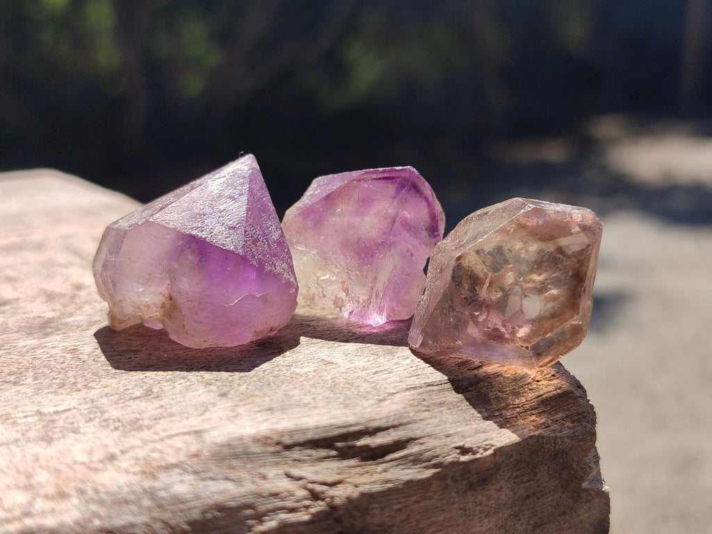 Natural Amethyst Crystals x 35 From Madagascar - Toprock Gemstones and Minerals 